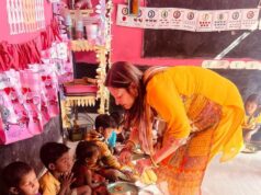 आंगनबाड़ी केन्द्रों में ‘न्योता भोज’ कार्यक्रम : पोषण, शिक्षा और जनभागीदारी का राज्यव्यापी अभियान…