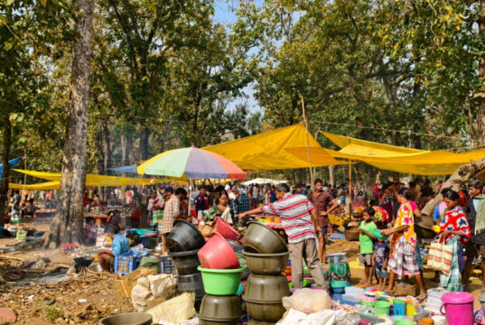 नक्सल मुक्त बीजापुर में विकास की नई दस्तक, चार दशकों बाद फिर सजी पुजारी कांकेर और कोण्डापल्ली की साप्ताहिक बाजारें…..