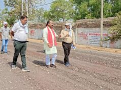 उप मुख्यमंत्री अरुण साव ने निर्माणाधीन सड़क का किया निरीक्षण…..