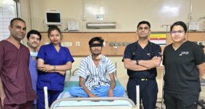 10 साल से खाँसी में खून की समस्या झेल रहे युवक को अम्बेडकर अस्पताल में मिली नई जिंदगी, इमरजेंसी में सफल लोबेक्टॉमी सर्जरी, फेफड़े का संक्रमित हिस्सा काटकर निकाला, बीमारी से दी राहत….