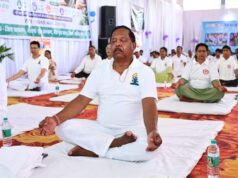कोरिया में 12वां अंतरराष्ट्रीय योग दिवस: मंत्री रामविचार नेताम की मौजूदगी में हुआ भव्य योगाभ्यास….