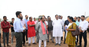 उप मुख्यमंत्री अरुण साव ने इंटिग्रेटेड स्पोर्ट्स स्टेडियम का किया स्थल निरीक्षण, कुछ दिनों पहले शुरू हुआ है काम…..
