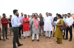 उप मुख्यमंत्री अरुण साव ने इंटिग्रेटेड स्पोर्ट्स स्टेडियम का किया स्थल निरीक्षण, कुछ दिनों पहले शुरू हुआ है काम…..