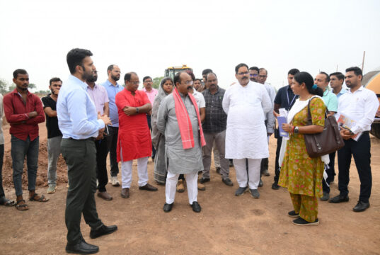 उप मुख्यमंत्री अरुण साव ने इंटिग्रेटेड स्पोर्ट्स स्टेडियम का किया स्थल निरीक्षण, कुछ दिनों पहले शुरू हुआ है काम…..