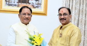 मुख्यमंत्री से छत्तीसगढ़ योग आयोग के नवनियुक्त अध्यक्ष संजय अग्रवाल ने की सौजन्य मुलाकात….
