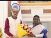 राष्ट्रपति द्रौपदी मुर्मु से राज्यपाल रमेन डेका ने की सौजन्य भेंट….