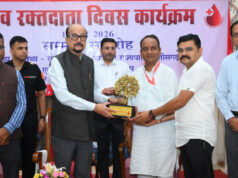 रक्तदान सबसे बड़ा दान, इससे बड़ी कोई सेवा नहीं – राज्यपाल डेका…..