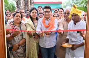 राजस्व मंत्री ने ग्राम झोंका में किया विभिन्न विकास कार्यों का भूमिपूजन एवं लोकार्पण…..