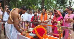 आमंत्रण पर मुख्यमंत्री श्री विष्णु देव साय ने भोरमदेव मंदिर पहुंचकर की पूजा-अर्चना, प्रदेश की सुख-समृद्धि की कामना