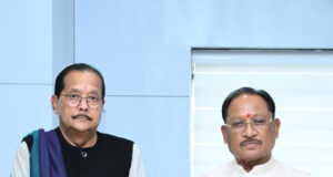 मुख्यमंत्री विष्णु देव साय से झारखंड के वित्त मंत्री राधाकृष्ण किशोर ने की सौजन्य भेंट….