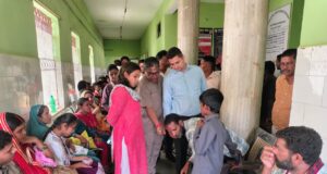 कलेक्टर सुश्री प्रतिष्ठा ममगाई ने जिला अस्पताल का किया औचक निरीक्षण