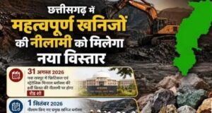 महत्वपूर्ण एवं रणनीतिक खनिजों की नीलामी के लिए नवा रायपुर में कल होगा रोड शो का आयोजन…..