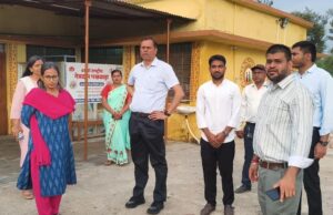 संभागायुक्त श्री सत्य नारायण राठौर ने किया प्राथमिक स्वास्थ्य केन्द्र नांदघाट का आकस्मिक निरीक्षण