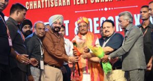 छत्तीसगढ़ में उद्योग और व्यापार के लिए अनुकूल वातावरण, नई उद्योग नीति से निवेश को मिल रही नई गति,सीजी टेंट एंड डेकोर एक्सपो-2026 में शामिल हुए मुख्यमंत्री विष्णुदेव साय