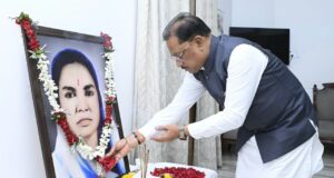 मुख्यमंत्री साय ने छत्तीसगढ़ की प्रथम महिला सांसद और समाज सेविका मिनीमाता जी की पुण्यतिथि पर किया नमन….