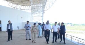 राज्योत्सव स्थल का अधिकारियों ने किया निरीक्षण, तैयारियों एवं व्यवस्थाओं के संबंध में की चर्चा…..