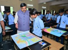 बच्चों ने रंगों में उकेरी विकसित भारत की तस्वीर, शिक्षा मंत्री गजेन्द्र यादव ने बढ़ाया उत्साह….