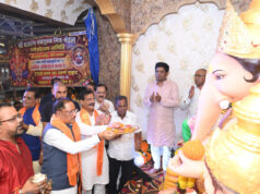 117 वर्षों से चली आ रही गणेशोत्सव की परंपरा में शामिल हुए मुख्यमंत्री विष्णु देव साय….