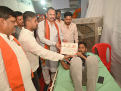 एक छत के नीचे जुटे विशेषज्ञ डॉक्टर, 10 हजार लोगों के स्वास्थ्य परीक्षण का लक्ष्य, स्वास्थ्य मंत्री श्याम बिहारी जायसवाल ने किया सेवा संकल्प अभियान के मेगा हेल्थ कैंप का शुभारंभ…..