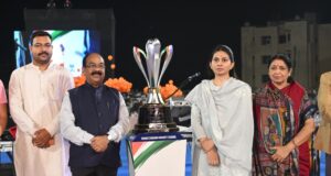 देश में खेलों को बढ़ावा देने के लिए बड़े पैमाने पर हो रहा आयोजन – केंद्रीय खेल राज्य मंत्री डॉ.खड़से…..