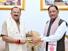 मुख्यमंत्री विष्णु देव साय से राजस्थान विधानसभा अध्यक्ष वासुदेव देवनानी ने की सौजन्य भेंट….